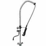 Double Water Inlet Countertops & Front Rinsing Set With Intermediate Faucet