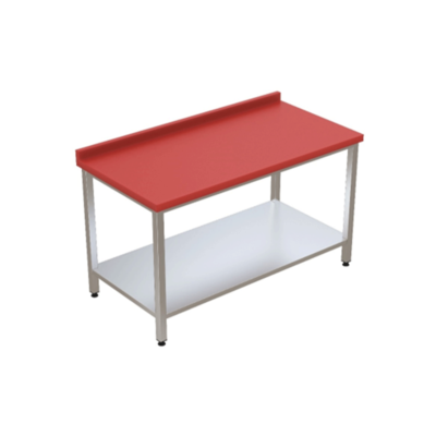 Polyethylene-Top Work Table with Undershelf
