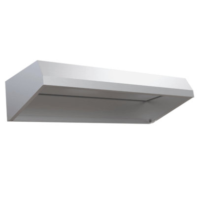 Wall-Mounted Exhaust Hood without Filters